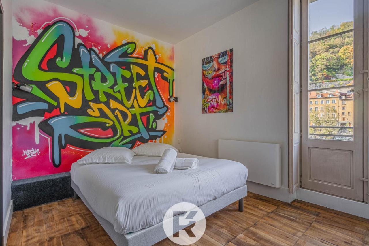 R'Apparts Studio Street Art Grenoble Exterior photo